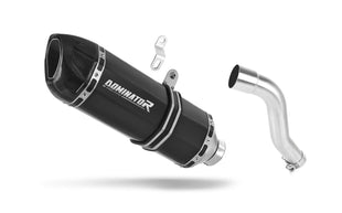 Honda XL 700 V TRANSALP 2008 - 2014 Exhaust Silencer Muffler HP1 BLACK + dB killer