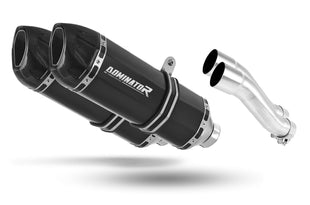 Kawasaki GPZ 500 1987 - 2003 Exhaust Silencer Muffler HP1 BLACK + dB killer