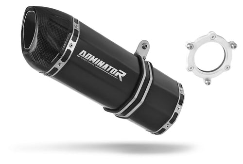 Kawasaki ZX6R 1995 - 1997 Exhaust Silencer Muffler HP1 BLACK + dB killer