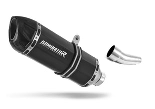 Kawasaki ZX6R 636 2009 - 2016 Exhaust Silencer Muffler HP1 BLACK + dB killer