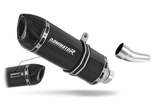 Kawasaki ZX6R 636 2009 - 2016 EU Approved Exhaust Silencer HP1 BLACK