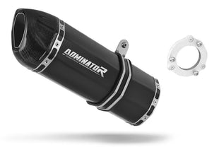 Kawasaki ZX9R 1994 - 2002 Exhaust Silencer Muffler HP1 BLACK + dB killer