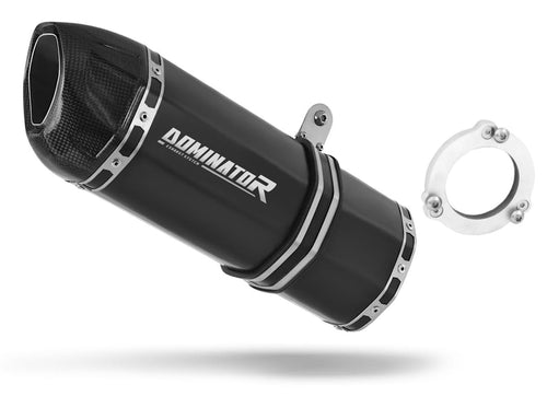 Kawasaki ZRX 1200 S 2001 - 2007 Exhaust Silencer Muffler HP1 BLACK + dB killer