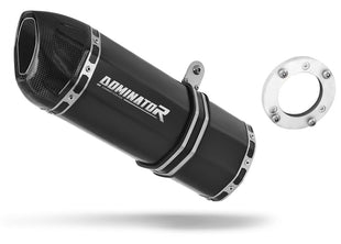 Kawasaki ZX12R 2000 - 2005 Exhaust Silencer Muffler HP1 BLACK + dB killer