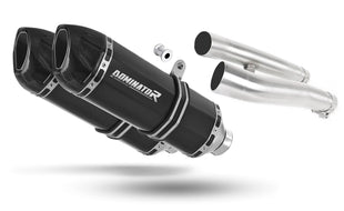 Kawasaki ZZR 1200 2002 - 2005 Exhaust Silencer Muffler HP1 BLACK + dB killer