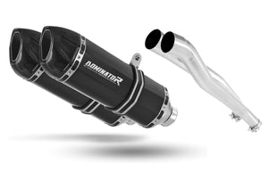 Kawasaki ZZR 1400 2006 - 2011 Exhaust Silencer Muffler HP1 BLACK + dB killer