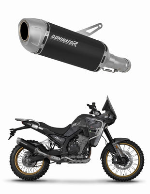 Kove 800 X Pro Adventure / Rally 2023 - 2025 Exhaust Silencer Muffler S6 BLACK + dB killer