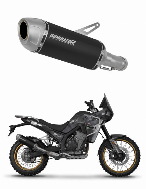 Kove 800 X Pro Adventure / Rally 2023 - 2025 Exhaust Silencer Muffler S6 BLACK + dB killer