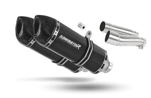 Moto Guzzi BREVA ie 750 2003 - 2009 Exhaust Silencer Muffler HP1 BLACK + dB killer