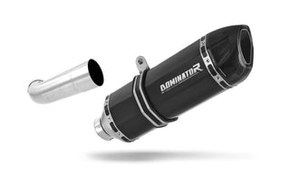 Moto Guzzi 1200 Sport 4V Exhaust Silencer Muffler HP1 BLACK + dB killer