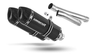 MuZ MZ 1000 S 2004 - 2007 Exhaust Silencer Muffler HP1 BLACK + dB killer