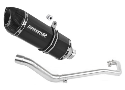 Suzuki GSX R 125 2017 - 2019 Full Exhaust System Collector Silencer HP1 BLACK + dB killer