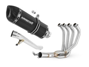 Suzuki GSF 650 BANDIT N / S 2005 - 2006 Full Exhaust System Collector Silencer HP1 BLACK + dB killer