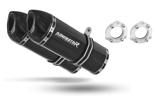 Suzuki SV 1000 S 2003 - 2007 Exhaust Silencer Muffler HP1 BLACK + dB killer