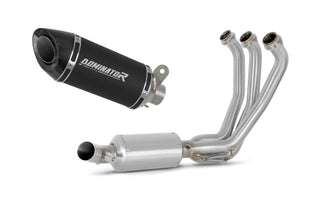 Yamaha XSR 900 / GP 2024 Full Exhaust System Collector Silencer HP8 BLACK + dB killer