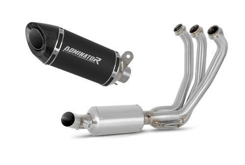 Yamaha XSR 900 / GP 2024 Full Exhaust System Collector Silencer HP8 BLACK + dB killer