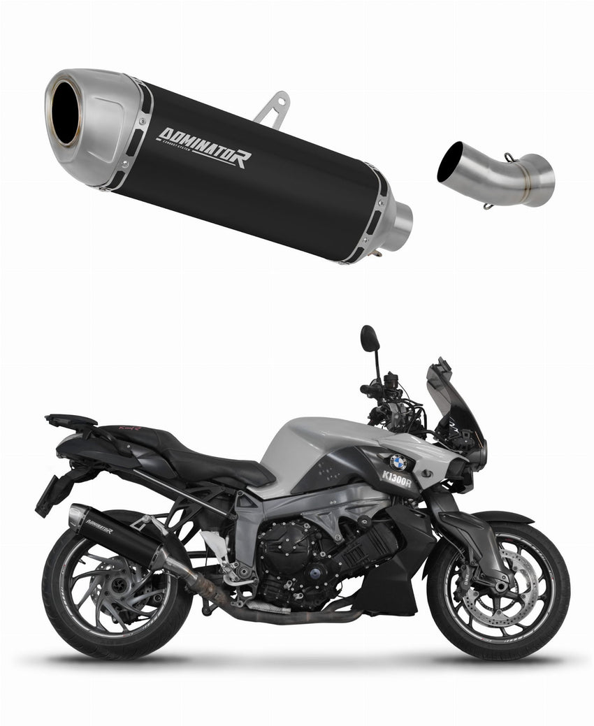 BMW K1300R 2007 - 2015 Exhaust Silencer Muffler S6 BLACK + dB killer 20 m.