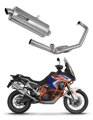 KTM 1290 Super Adventure 2021 - 2024 Full Exhaust System Collector Silencer P7 + dB killer medium