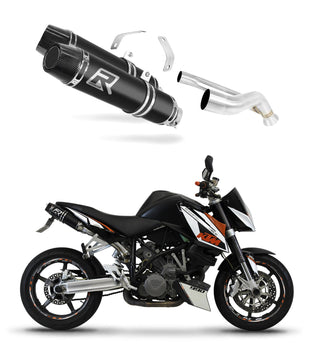 KTM 990 SUPER Duke 2005 - 2013 Exhaust Silencer Muffler HP3 BLACK + dB killer medium