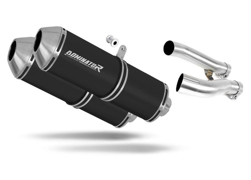 Yamaha XJR 1200 1995 - 1998 Exhaust Silencer Muffler OVR BLACK + dB killer