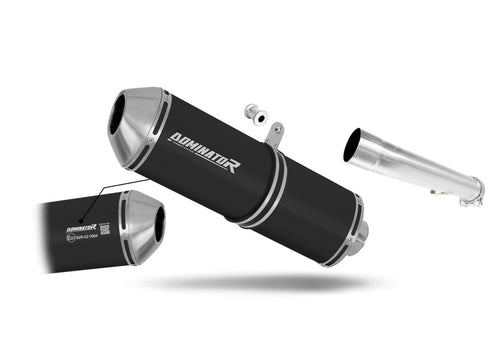 Yamaha FZS FAZER 1000 2001 - 2005 EU Approved Exhaust Silencer OVR BLACK