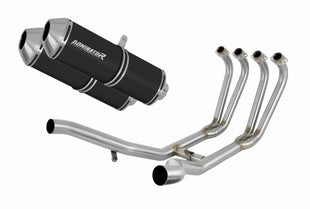 Yamaha XJ 900 Diversion 1994 - 2003 Full Exhaust System Collector Silencer OVR BLACK + dB killer