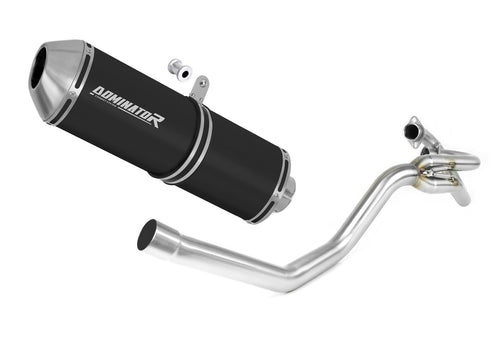 Yamaha XT 660 R 2004 - 2016 side manifold 2 in 1 Exhaust Silencer Muffler OVR BL + dB killer
