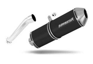 Yamaha XT 660 Z TENERE 2008 - 2016 Exhaust Silencer Muffler OVR BLACK + dB killer