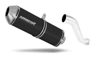 Yamaha XTZ 660 TENERE 1991 - 1999 Exhaust Silencer Muffler OVR BLACK + dB killer