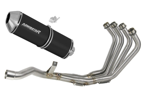 Yamaha XJ 6N S F 2009 - 2016 Full Exhaust System Collector Silencer OVR BLACK + dB killer