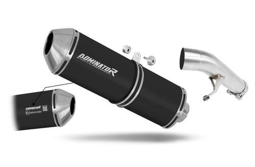 Suzuki GSX 1250 FA 2010 - 2016 EU Approved Exhaust Silencer OVR BLACK
