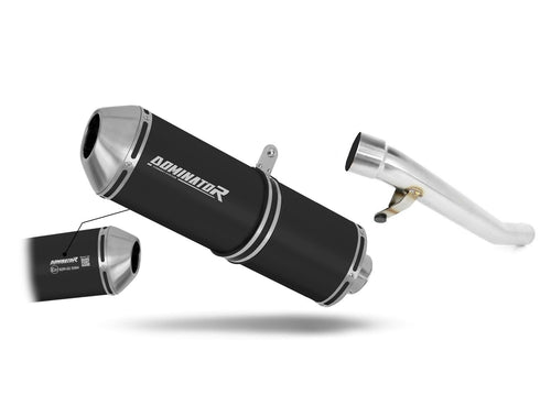 Suzuki GSXF 750 1998 - 2006 EU Approved Exhaust Silencer OVR BLACK