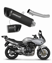 Suzuki GSF BANDIT 600 2000 - 2004 EU Approved Exhaust Silencer HP6 BLACK 20 m.