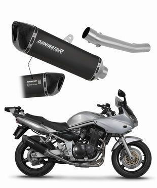 Suzuki GSF BANDIT 1200 2001 - 2005 EU Approved Exhaust Silencer HP6 BLACK