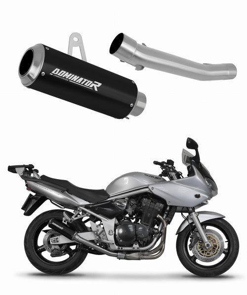 Suzuki GSF BANDIT 1200 2001 - 2005 Exhaust Silencer Muffler GP BLACK + dB killer