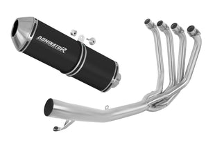 Suzuki GSF 650 BANDIT N / S 2007 - 2016 Full Exhaust System Collector Silencer OVR BLACK + dB killer