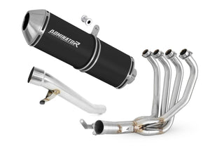 Suzuki GSF 650 BANDIT N / S 2005 - 2006 Full Exhaust System Collector Silencer OVR BLACK + dB killer