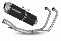 Suzuki GS 500E 1989 - 2009 Full Exhaust System Collector Silencer OVR BLACK + dB killer 19 m.
