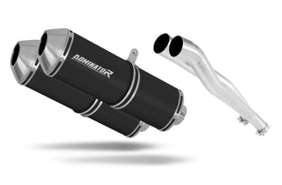 Kawasaki ZZR 1400 2006 - 2011 Exhaust Silencer Muffler OVR BLACK + dB killer