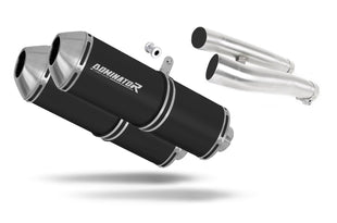 Kawasaki ZZR 1200 2002 - 2005 Exhaust Silencer Muffler OVR BLACK + dB killer