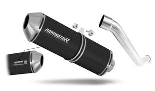 Kawasaki Z750 2004 - 2006 EU Approved Exhaust Silencer OVR BLACK