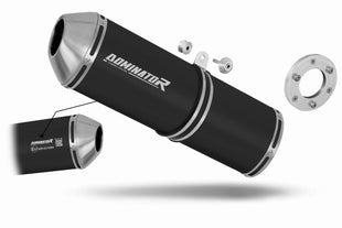 Kawasaki ZR7 / ZR7S 1999 - 2004 EU Approved Exhaust Silencer OVR BLACK