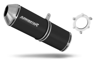 Kawasaki ZX6R 1995 - 1997 Exhaust Silencer Muffler OVR BLACK + dB killer