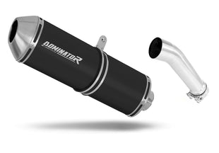 Kawasaki ER 5 500 1996 - 2006 Exhaust Silencer Muffler OVR BLACK + dB killer