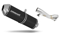 Honda NTV 650 REVERE 1988 - 1997 Exhaust Silencer Muffler OVR BLACK + dB killer 19 m.