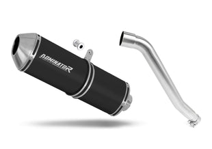 Honda XL 600 V TRANSALP 1987 - 2000 Exhaust Silencer Muffler OVR BLACK + dB killer