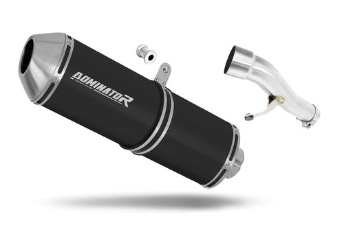 Honda CB 500 1993 - 2003 Exhaust Silencer Muffler OVR BLACK + dB killer