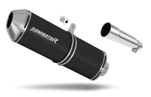 Derbi Terra Adventure 125 2008-2015 Exhaust Silencer Muffler OVR BLACK + dB killer