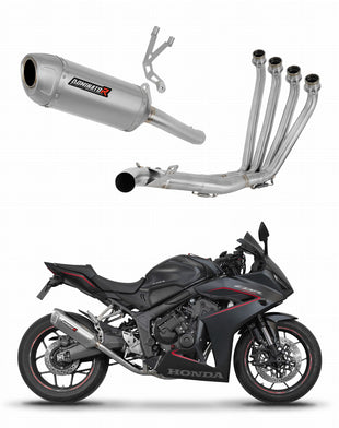 Honda CB 650 R / E-Clutch 2024 - 2025 Full Exhaust System Collector Silencer S6 + dB killer