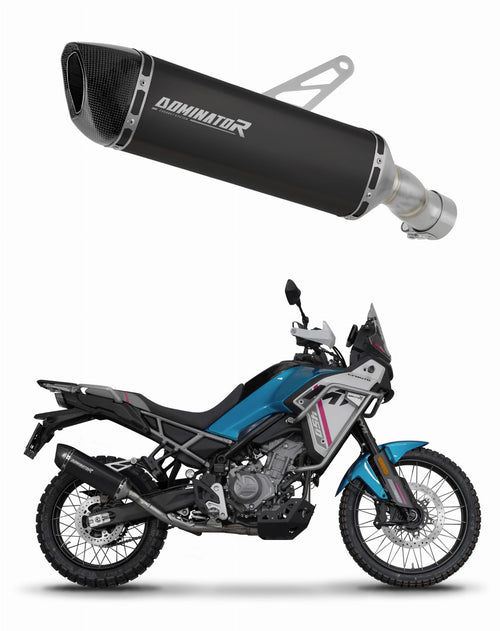 CF MOTO 450 MT 2024 Exhaust Silencer Muffler HP6 BLACK + dB killer